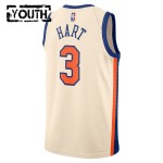 Maillot NBA New York Knicks Josh Hart Nike 2025-26 City Edition Blanc Swingman - Enfant
